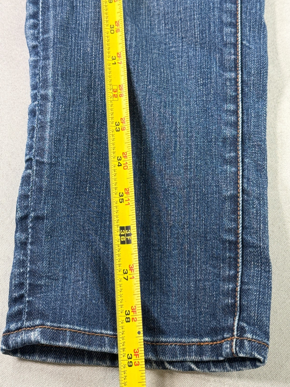 Lucky Brand Charlie Skinny Jeans 8/29 Regular Womens Blue Denim Medium Wash Pant