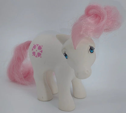 My Little Pony G1 Sundance 1983 Earth Pony White Pink Hearts Vintage Hasbro NWT