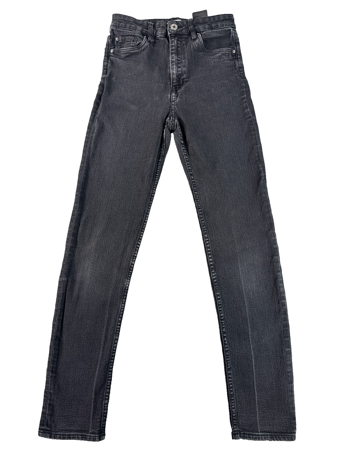 H&M Womens Black Skinny Jeans Size 6 Stretch Slim Fit Denim Pants Ankle