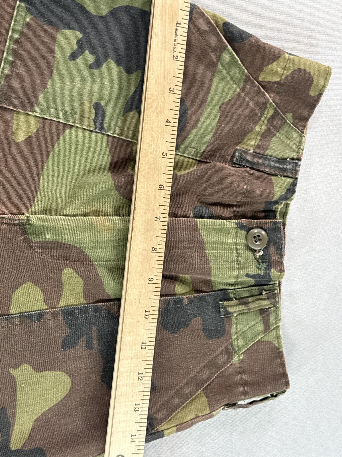 TROOPER Cargo Pants 30x30 Camouflage Brown Green POLYESTER COTTON Military