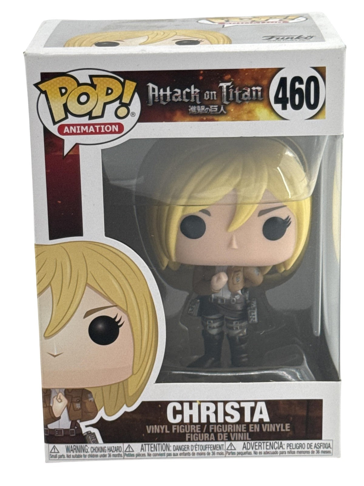 Funko Pop Animation Attack On Titan Christa #460 Vinyl Figure Anime Manga NWT