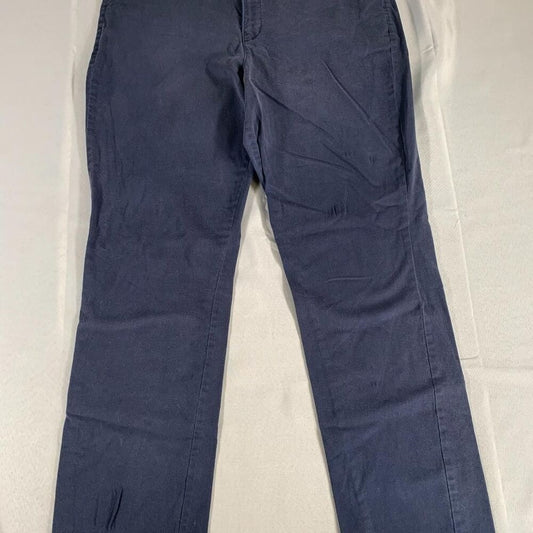 Gloria Vanderbilt Khaki Untd Pants 14 | Blue Chino Style Stretch 36x29 Straight