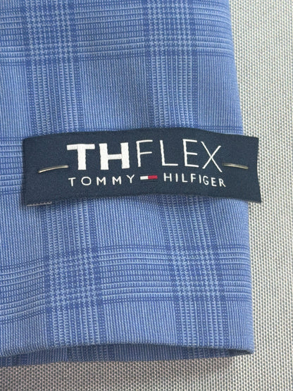 Tommy Hilfiger THFlex Boys Suit Jacket Blazer Blue Plaid Stretch Size 8 Apparel