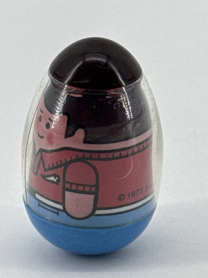 1974 Hasbro Weebles Western Cowboy Dad Figure Brunette Boy Apparel Clothing New