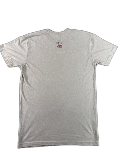 Neon Museum Dunes Hotel Retro Graphic Tee Unisex Beige Cotton Short Sleeve