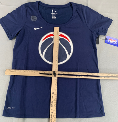 Nike Washington Wizards NBA Logo Dri-Fit Performance T-Shirt Navy Blue Men’s 2XL