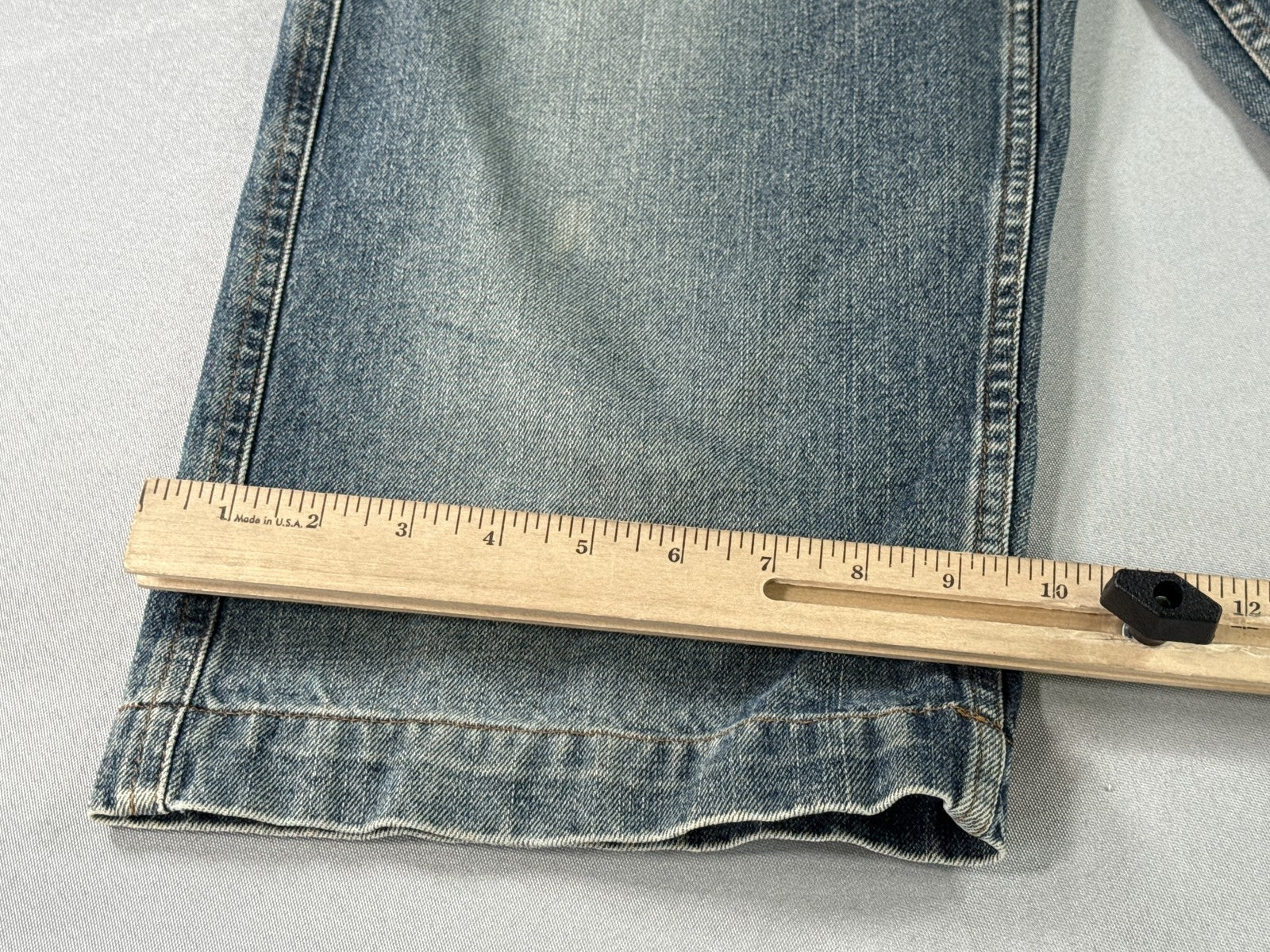 Diesel 737 Bermuda Shorts L Blue 100% Cotton Loose Distressed