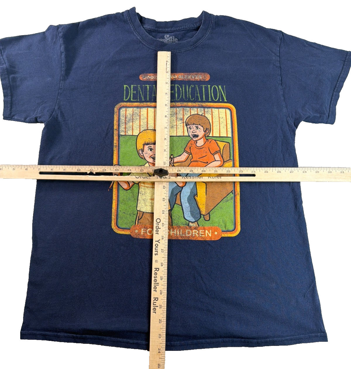 Goodie Two Sleeves Dental Education For Children Dark Humor Novelty Tee Mens