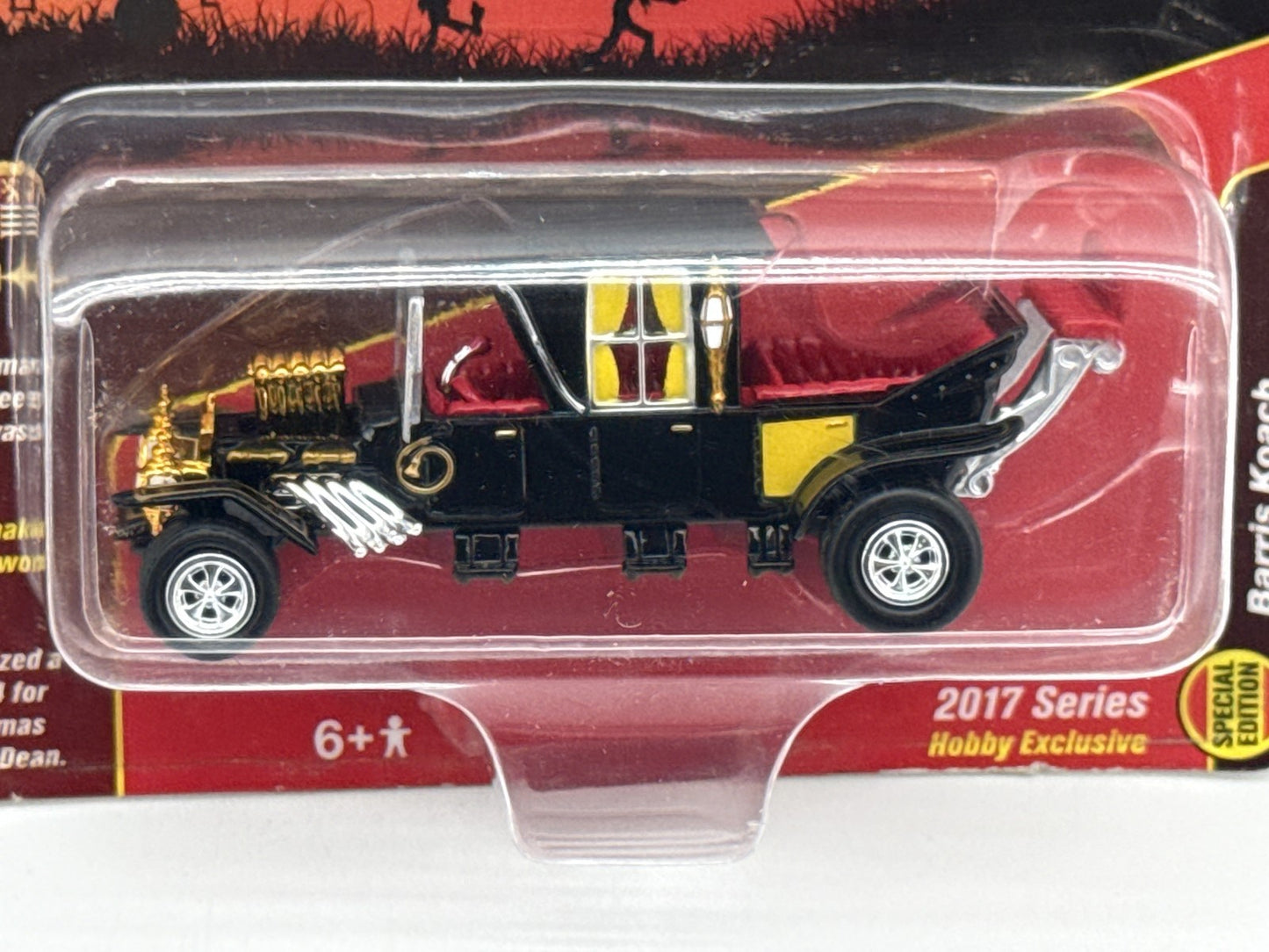 Johnny The Barris Lightning Koach Die Cast Model Car Black Metal Limited