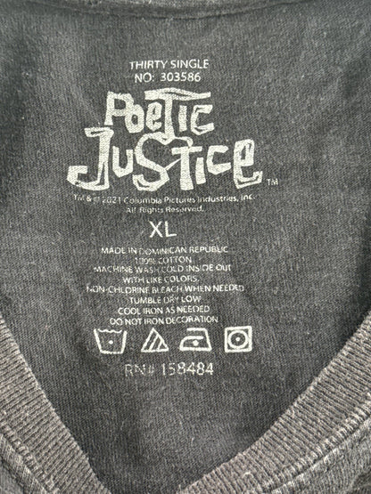 Poetic Justice Shirt Mens XL Los Angeles Tupac Movie Hip Hop Rap Graphic Tee 100