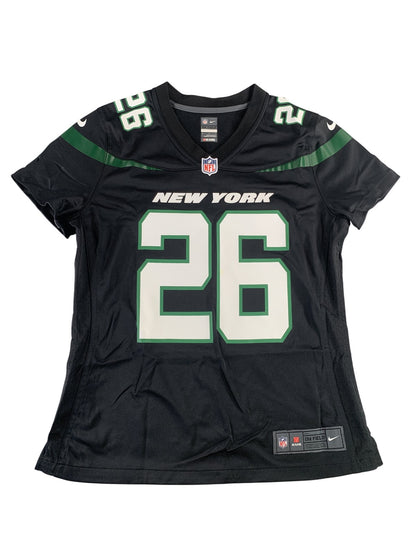 New York Jets Jersey Womens Medium NFL Football Nike On Field Bell 26 Shirt