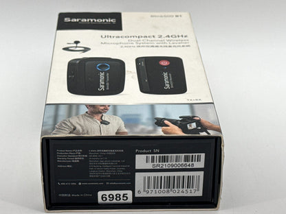 Saramonic Blink500 B1 Wireless Lavalier Mic System 2.4GHz TX RX Camera Audio 944