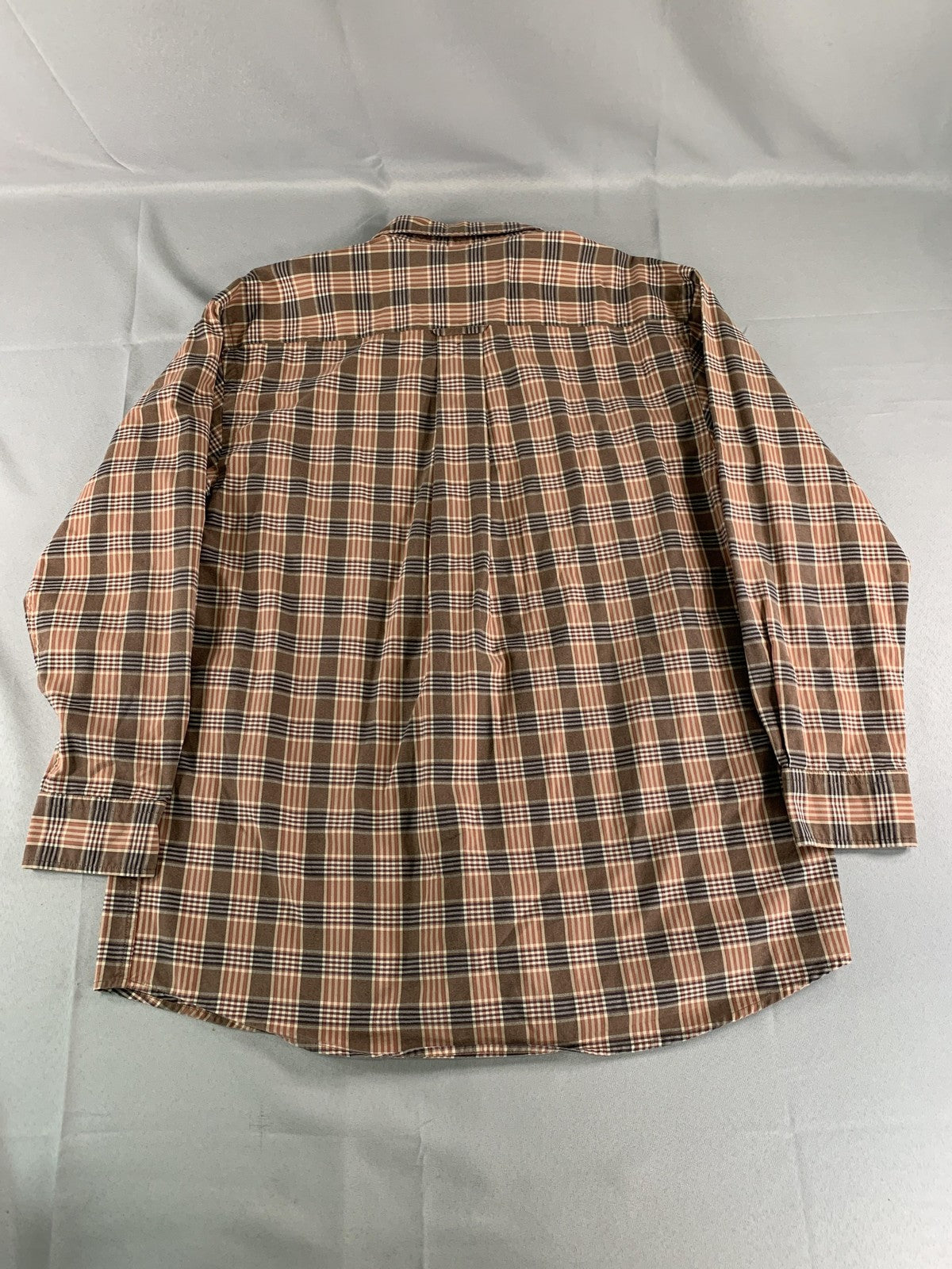 Orvis Shirt Mens Large Plaid Button Down Long Sleeve Casual Classic Outdoors 100
