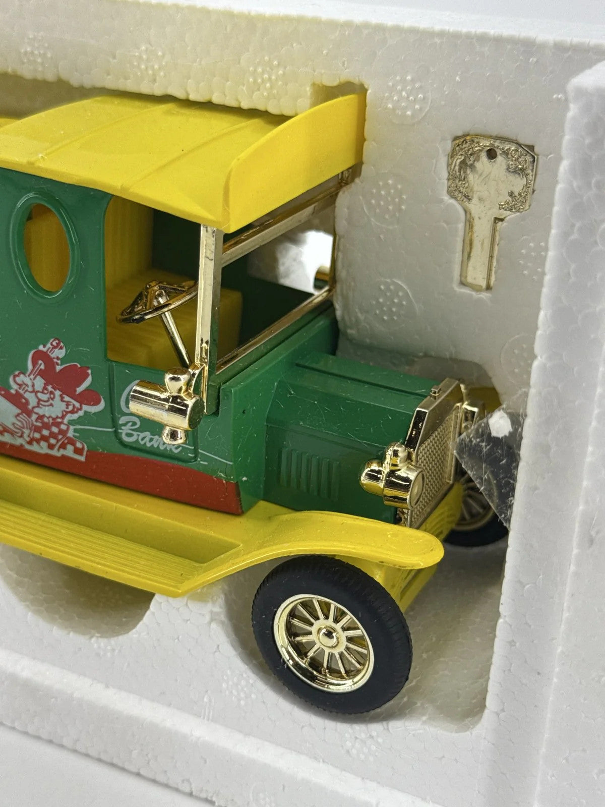 Golden Wheel Mountain Dew Tanker Coin Bank Model T w/ Key Apparel Clothing New