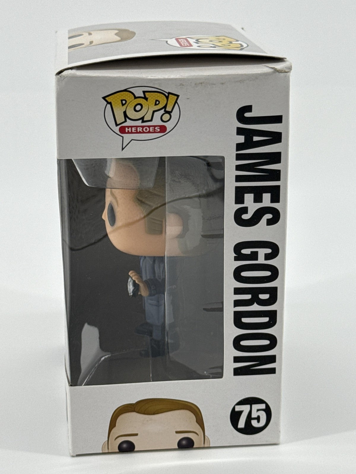 Funko Pop Heroes Gotham James Gordon #75 Vinyl Figure DC TV Show Blue Suit Red