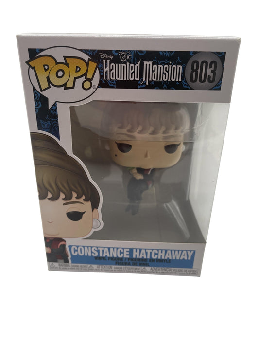 Funko Pop Haunted Mansion Constance Hatchaway 803 Vinyl Figure Multicolor Red
