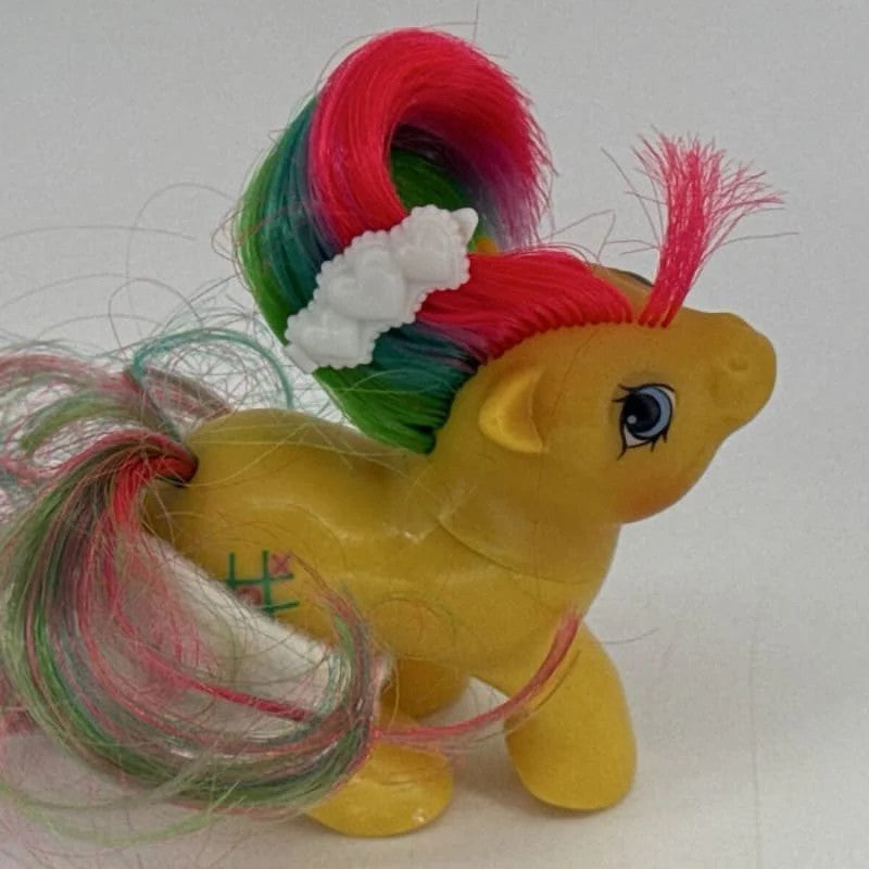 My Little Pony G1 First Tooth Baby Tic Tac Toe Yellow Earth Pony 1986 Hasbro