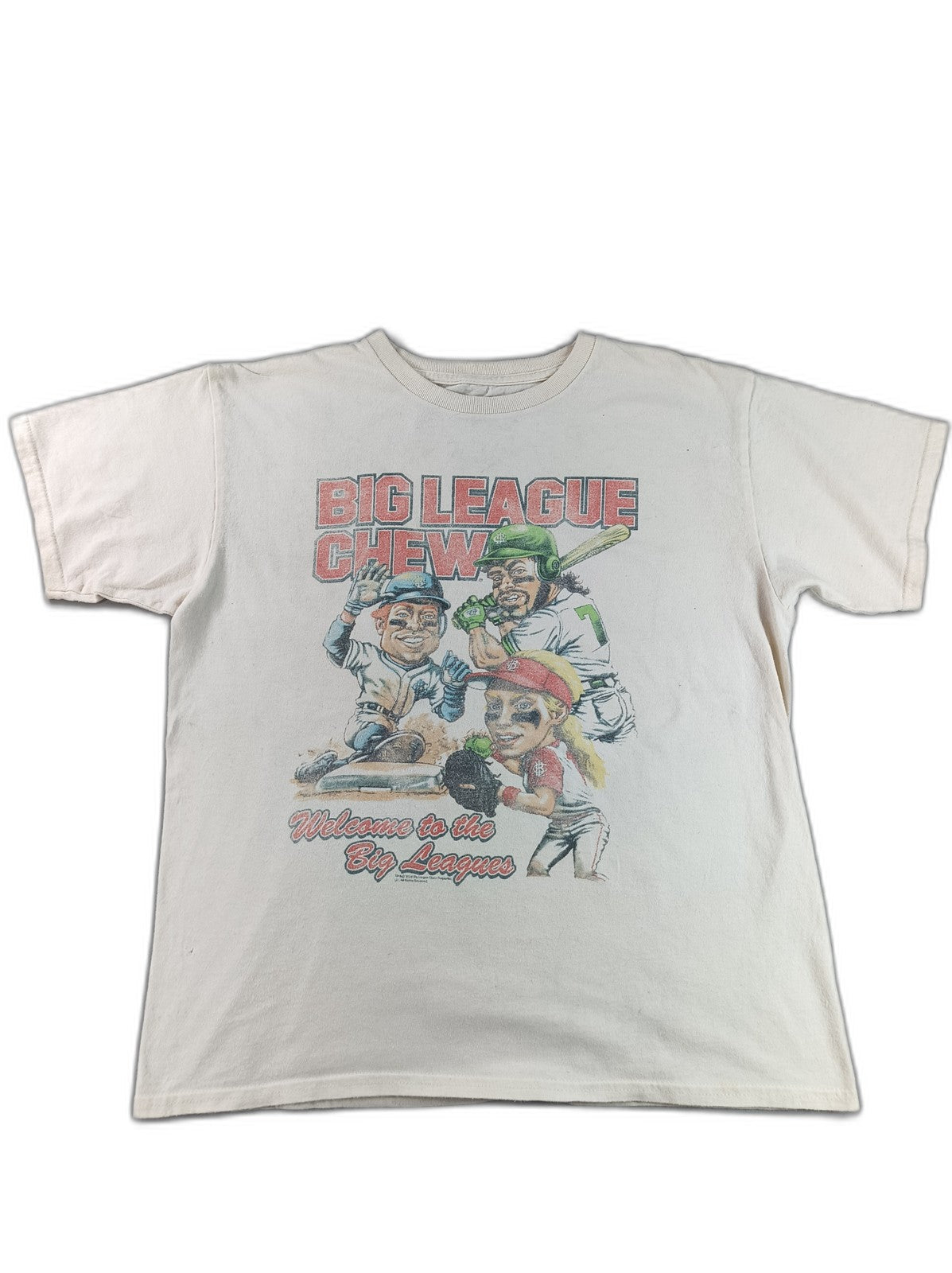 AMERICAN CLASSICS Big League Chew Graphic Tee Youth White Cotton Short Sleeve
