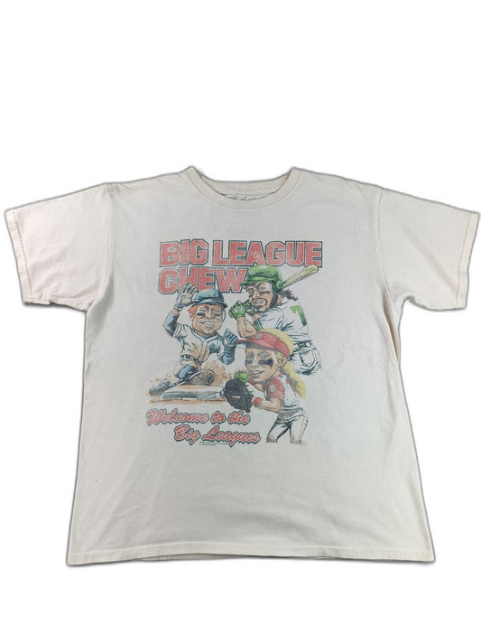 AMERICAN CLASSICS Big League Chew Graphic Tee Youth White Cotton Short Sleeve