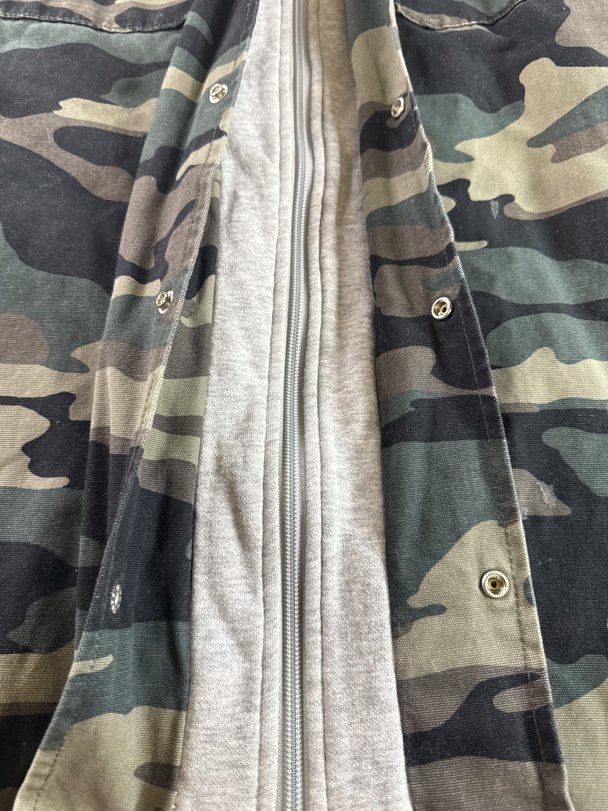Dickies Camouflage Button Up Shirt 4XL/4XG/4TG Mens 4XL 100% Cotton Long Sleeve