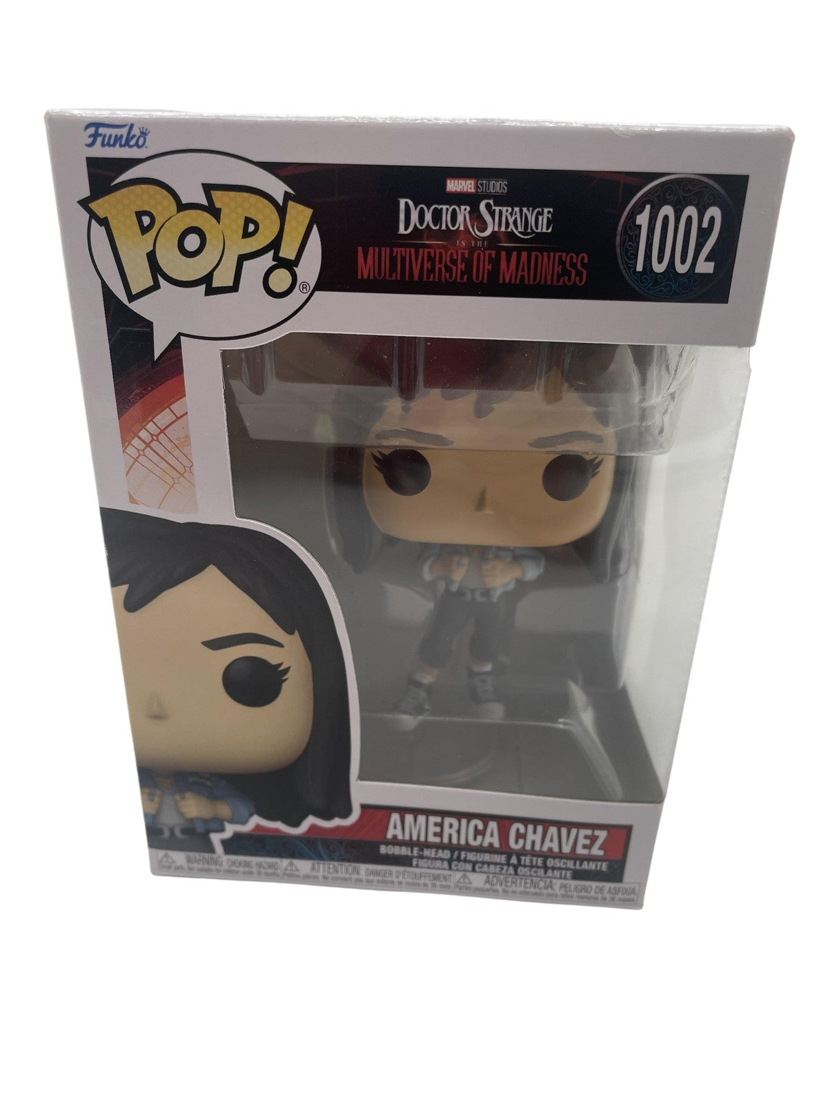 Funko Pop Marvel Doctor Strange America Chavez #1002 Vinyl Figure Multicolor