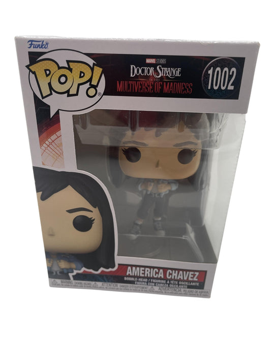 Funko Pop Marvel Doctor Strange America Chavez #1002 Vinyl Figure Multicolor