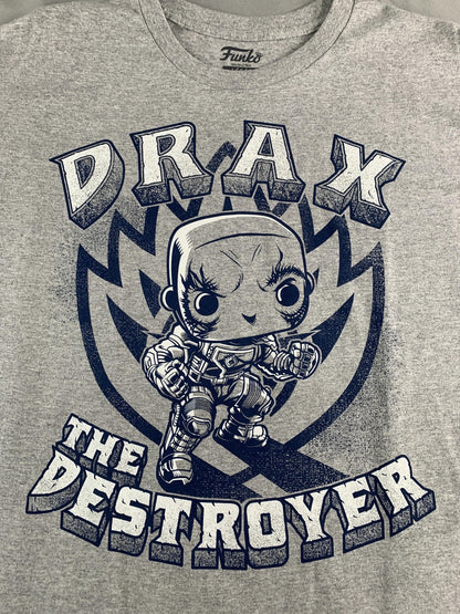 Funko Shirt Mens Large Gray Marvel Guardians of the Galaxy Drax The Destroyer