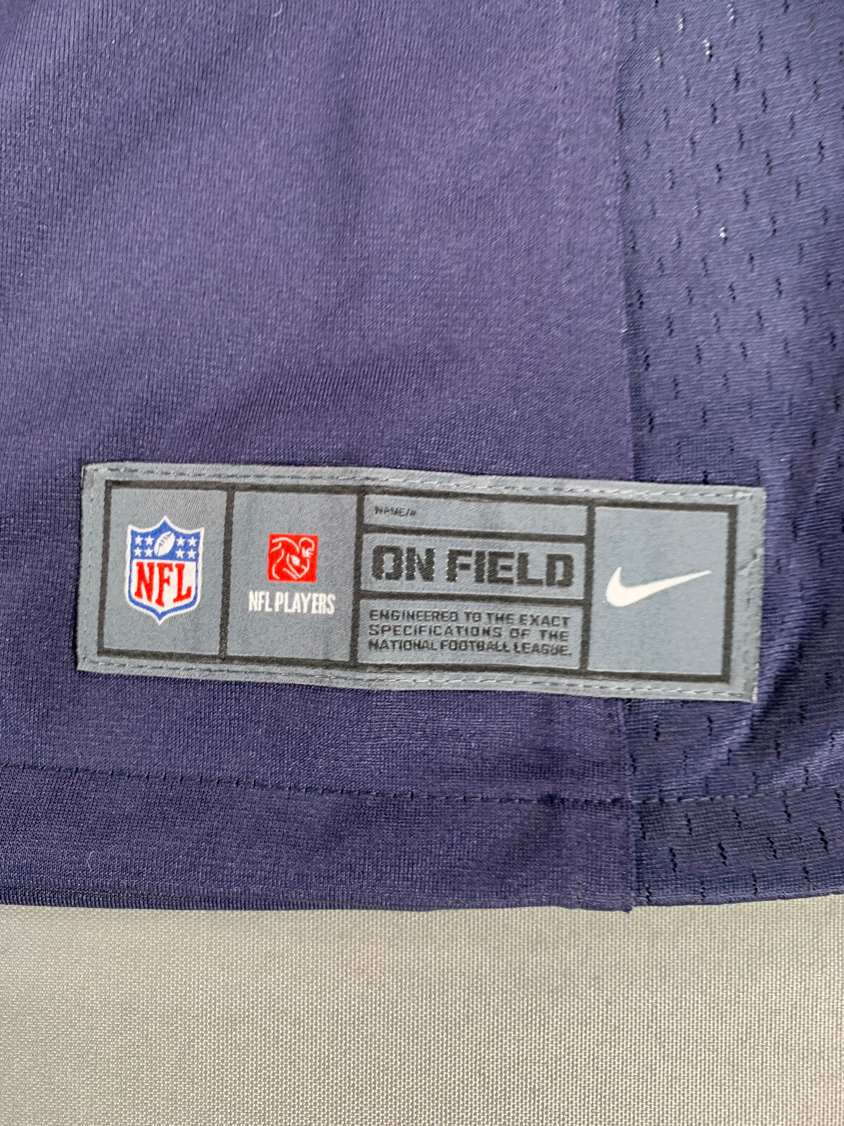 Nike Bears Trubisky Jersey Small NFL On Field #10 100 GSH Navy Blue Orange NWT