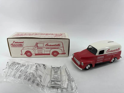 Vintage ERTL 1951 GMC Panel Van Delivery Truck Coin Bank Diecast Collectible