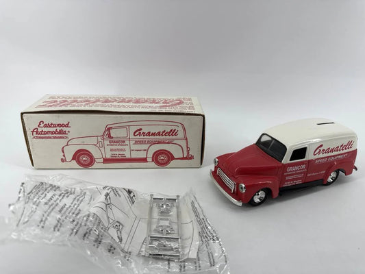 Vintage ERTL 1951 GMC Panel Van Delivery Truck Coin Bank Diecast Collectible