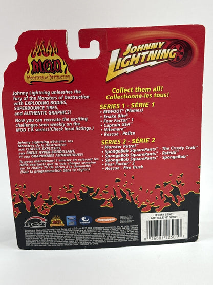 Johnny Lightning Exploding Die MOD Rescue Cast Vehicle Metal Full Toys Set