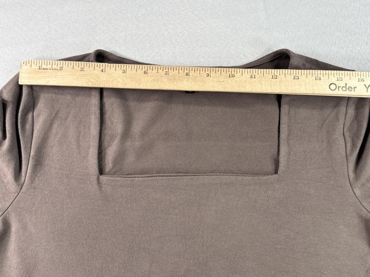 Express Brown Long Sleeve Crewneck Shirt XL Cotton Mens Top