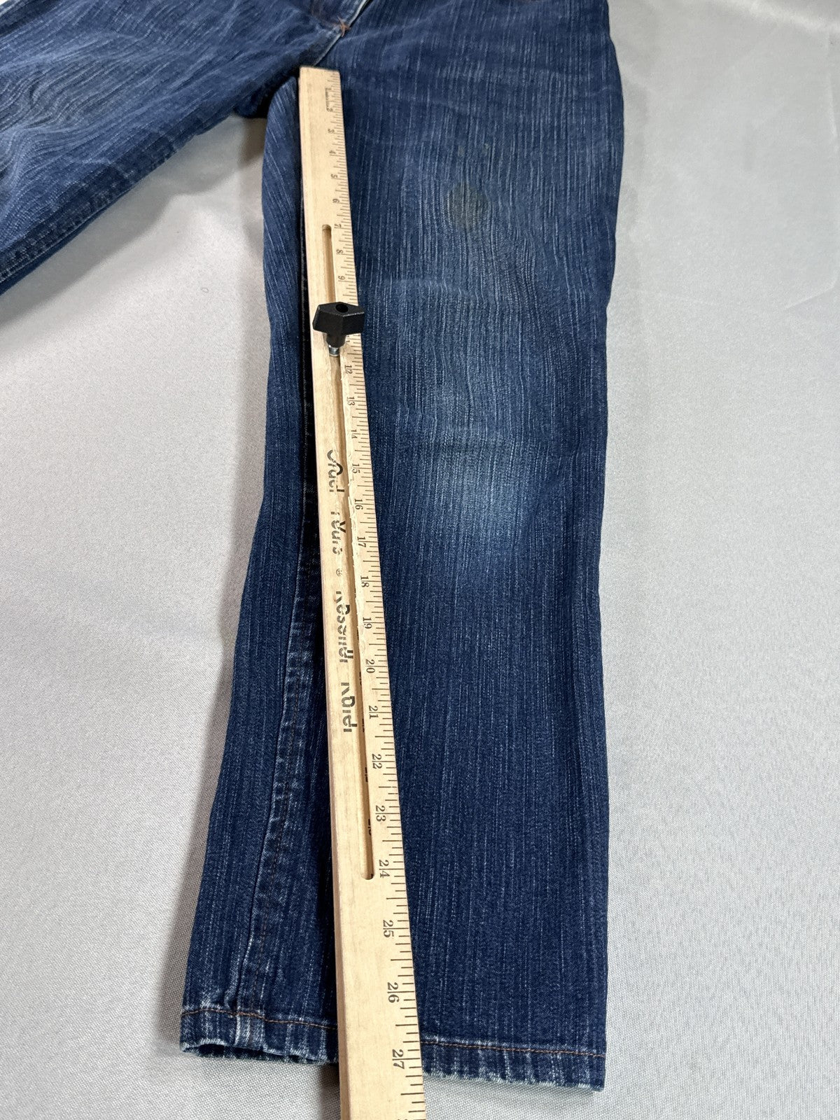 Ann Taylor Classic Straight Leg Jeans Womens 2P Blue Cotton Spandex Stretch Slim