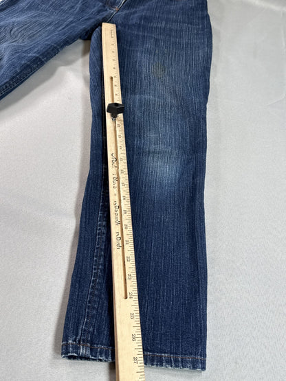 Ann Taylor Classic Straight Leg Jeans Womens 2P Blue Cotton Spandex Stretch Slim