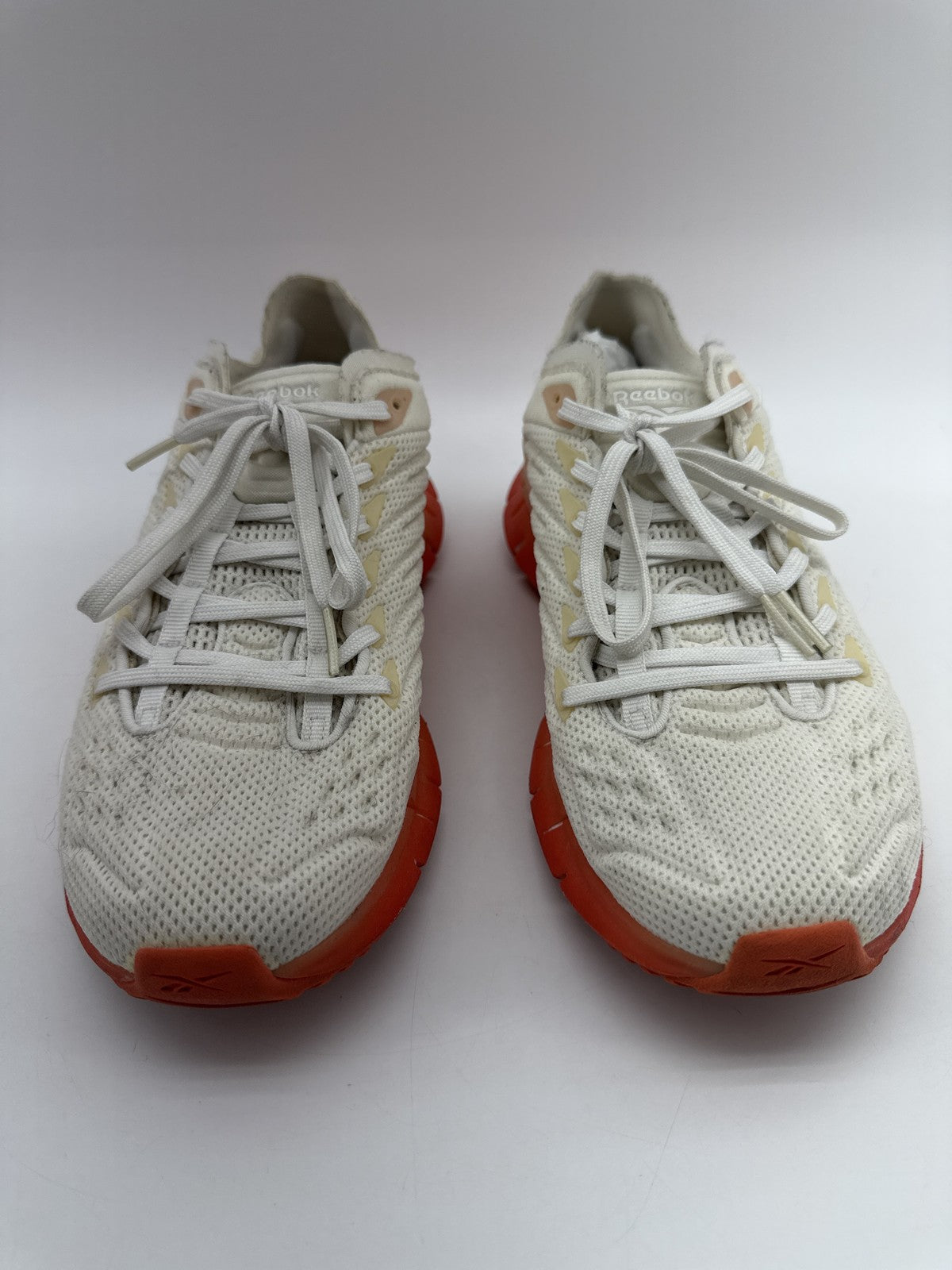 Reebok Classic Rocket Ice Low Athletic Shoes Womens 8½ White/Orange Mesh
