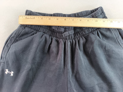 Under Armour Joggers Pants S S/P/CH Black Fleece Regular Fit Elastic Waist