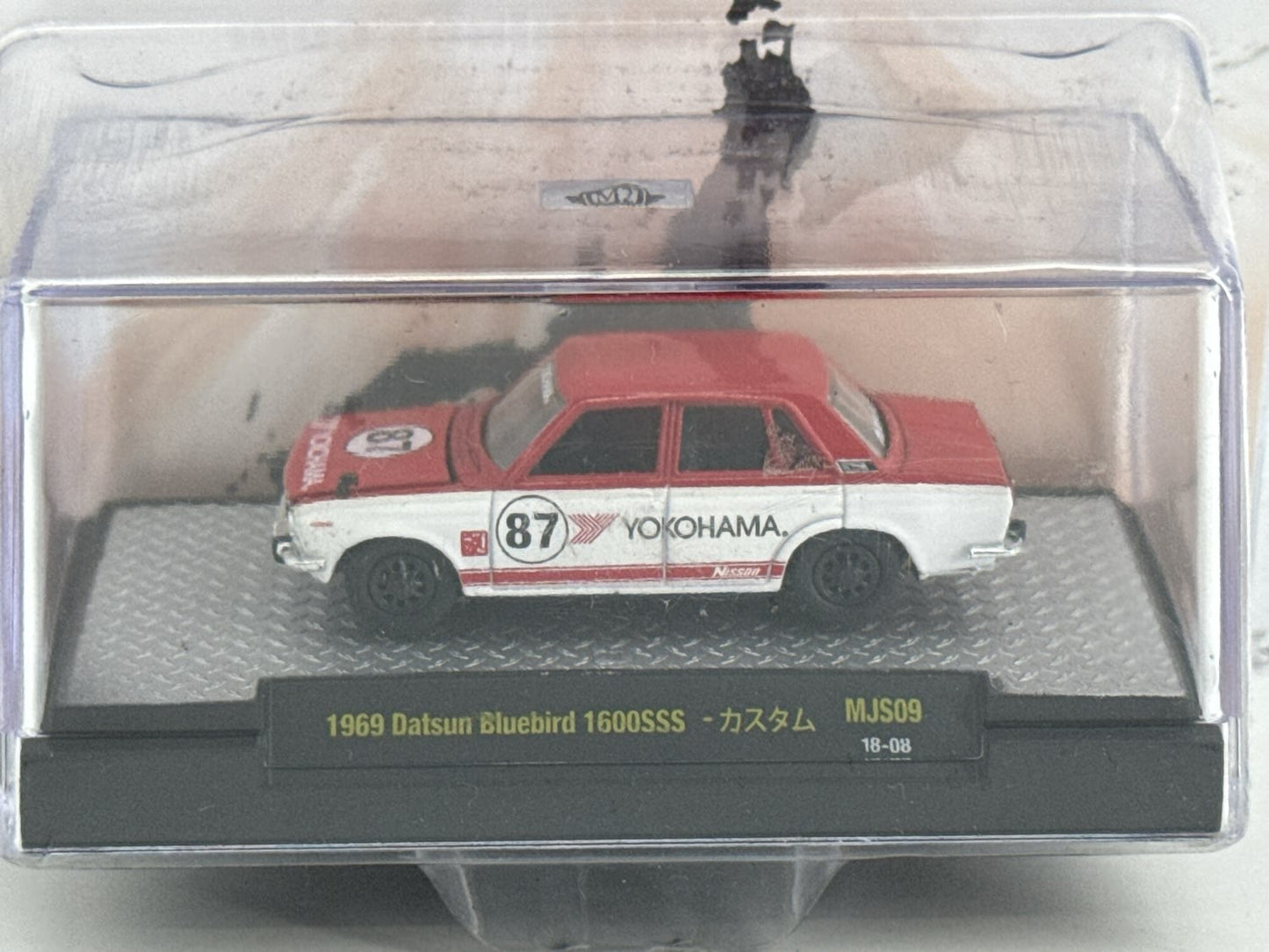M2 Machines 69 Datsun Bluebird 1600SSS MiJo Yokohama 1:64 Limited 3200 Unbranded