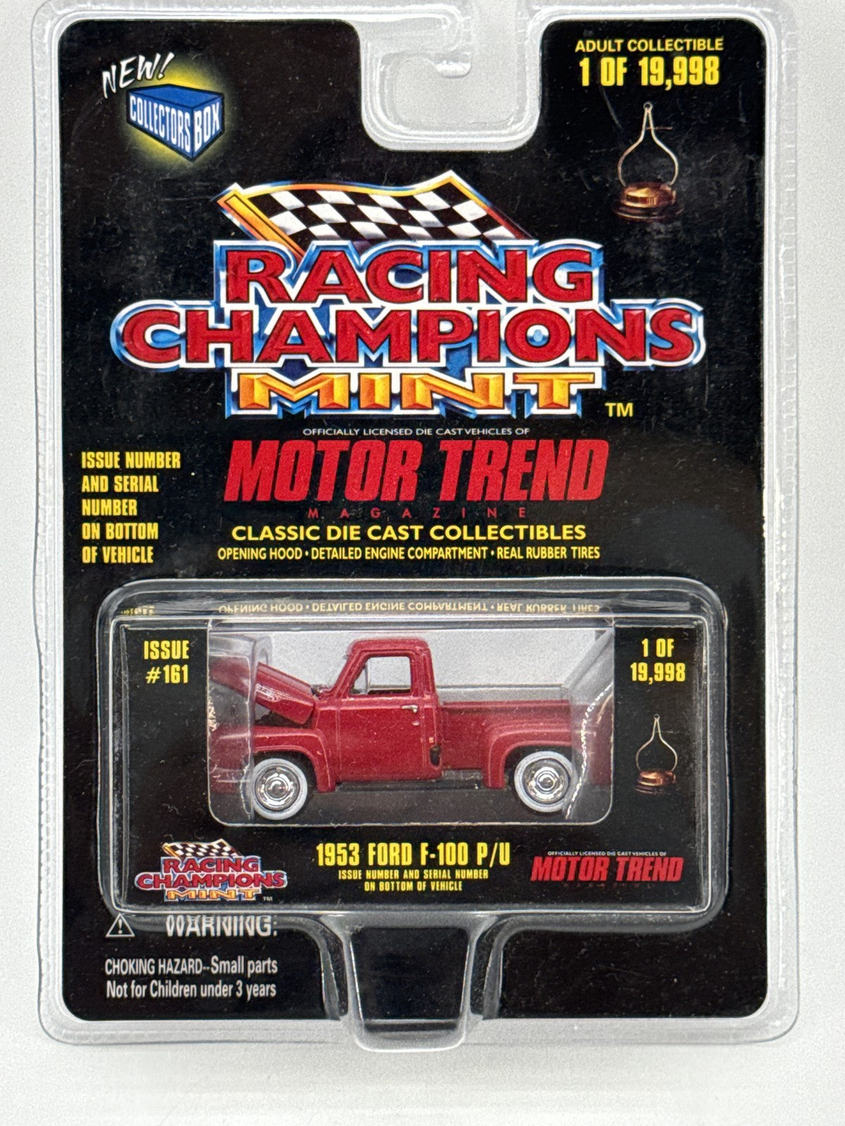 Racing Champions Mint Ford Motor Trend P/U Black Metal Die Cast Limited 148
