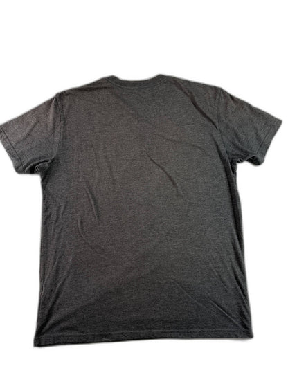 Adidas Gray Graphic Tee Medium Golf Logo Comfortable Short Sleeve
