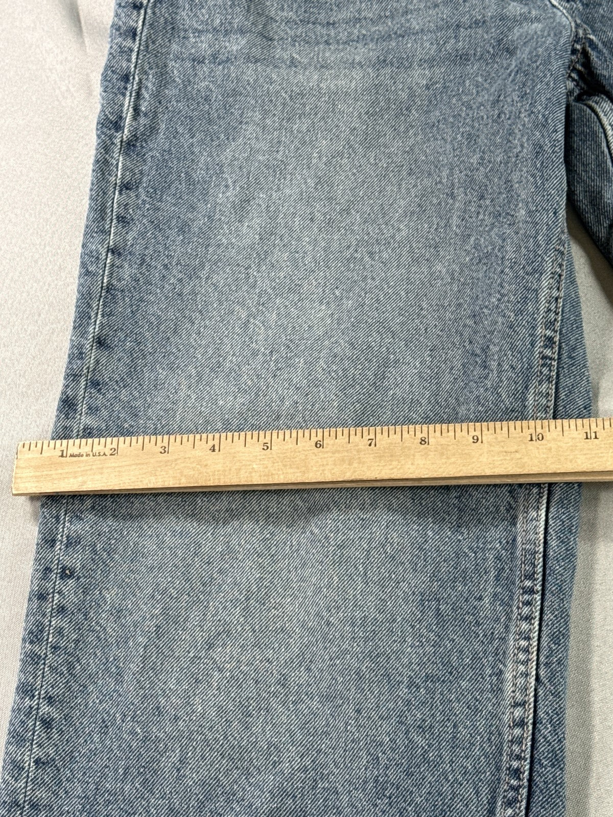 Aéropostale 90s High Rise Straight Leg Jeans 10 REG Womens REG Blue Denim Faded
