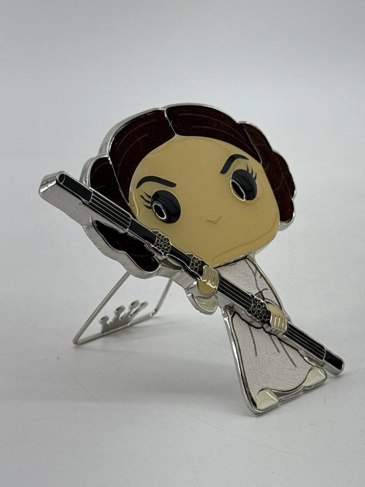 Funko Pop Pin Star Wars Princess Leia 01 Enamel w/ Stand Apparel Clothing New