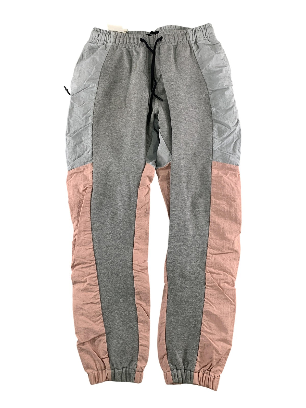 Zanerobe Jumpa Jogger Pants Mens 29 Gray Pink Colorblock Relaxed Fit Casual on