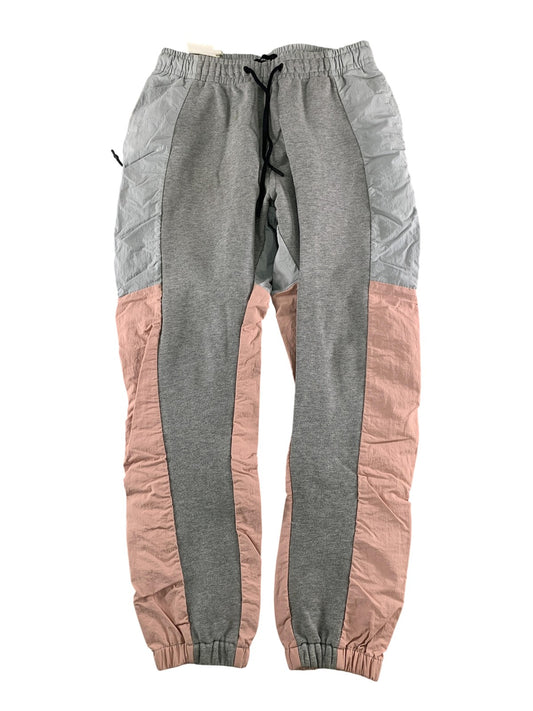 Zanerobe Jumpa Jogger Pants Mens 29 Gray Pink Colorblock Relaxed Fit Casual on