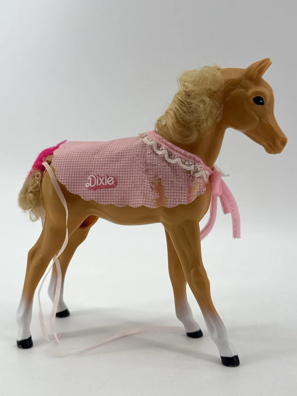 1983 Mattel Barbie Dream Horse DIXIE Palomino Foal w/ Blanket Apparel Clothing
