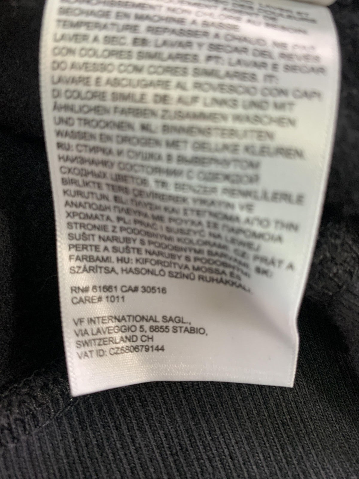 The North Face Hoodie Womens Large Black Purple Never Stop Exploring Graphic on