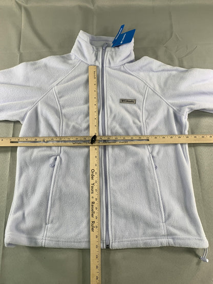 Columbia Jacket Womens XL Lavender Benton Springs Full Zip Fleece Regular Fit