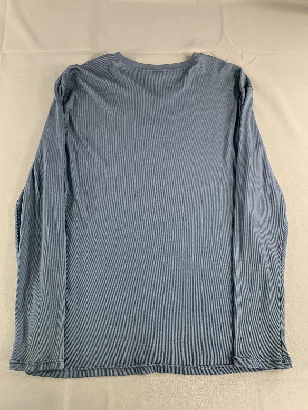 Calvin Klein Shirt Mens 2XL Blue Long Sleeve V Neck Lightweight Pullover Top
