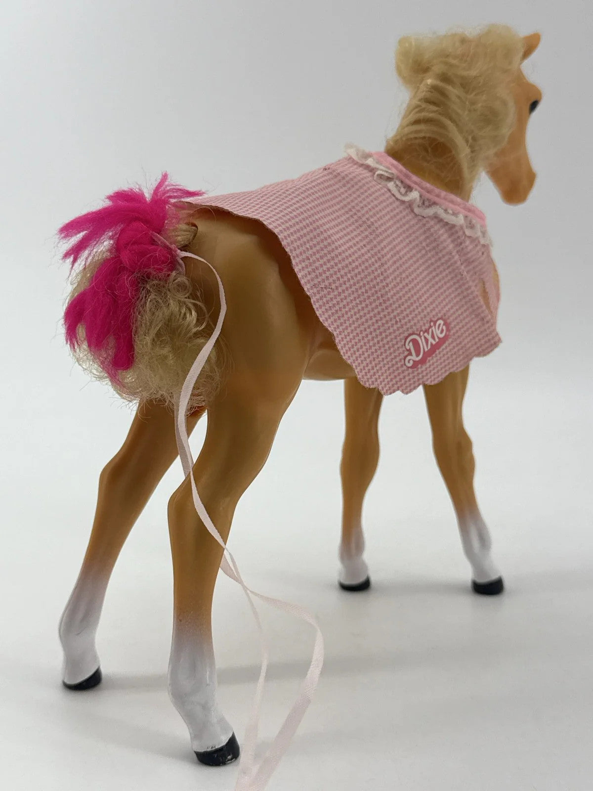 1983 Mattel Barbie Dream Horse DIXIE Palomino Foal w/ Blanket Apparel Clothing