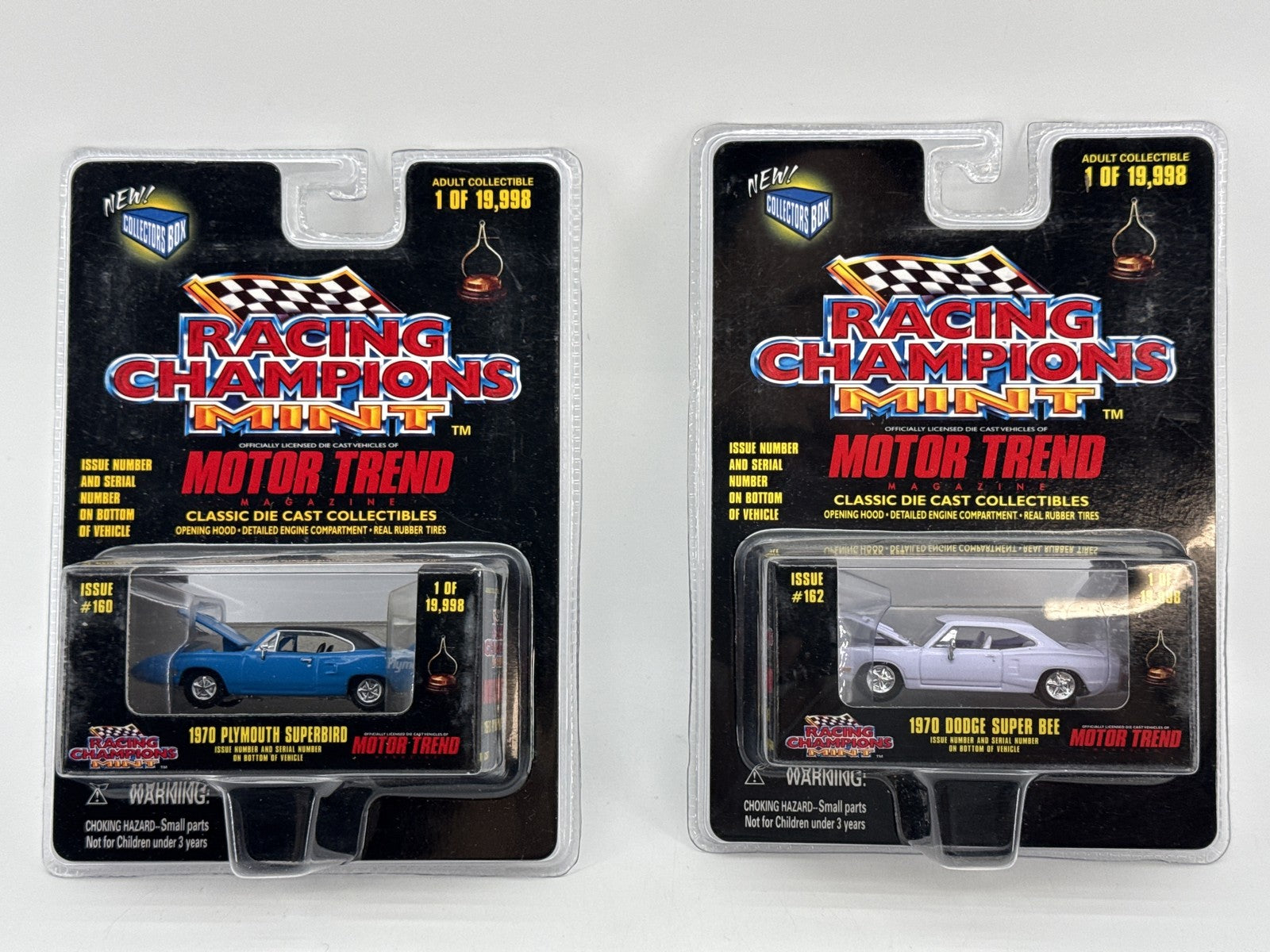 Racing Champions Mint Motor Dodge Super Bee Diecast Car 1:64 White Trend
