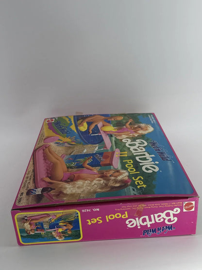 1989 Mattel Barbie Wet 'n Wild Pool Set w Box amp Accessories aposn Apparel
